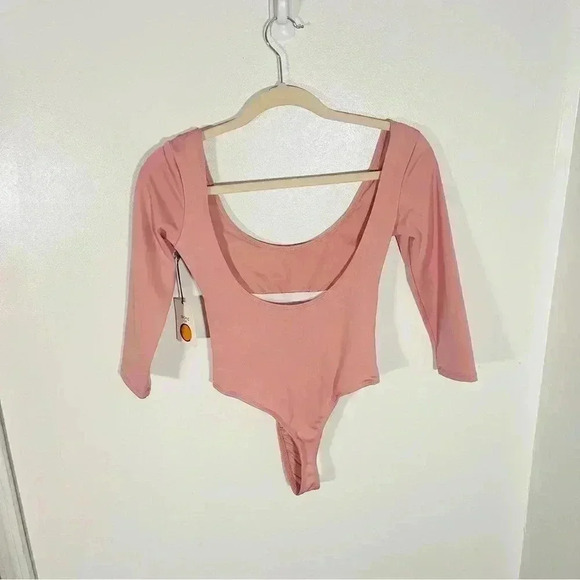 NWT Tropic of C Poise Bodysuit Blush Pink Ballerina - Picture 4 of 7
